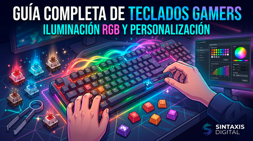 Guía completa de teclados gamers: Iluminación RGB y personalización